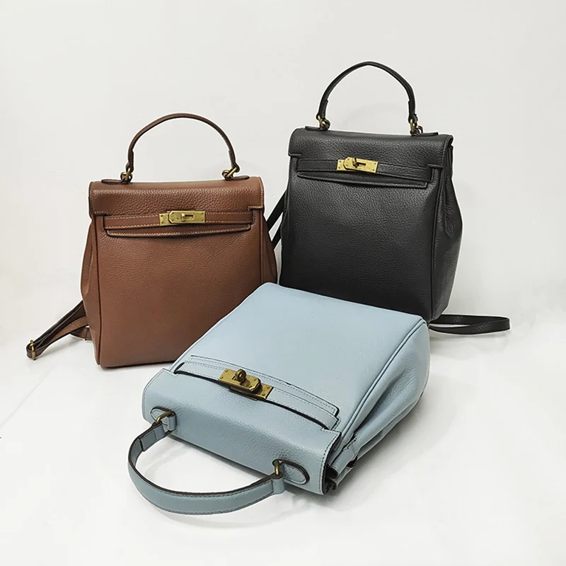 Много цветов сумки через плечо женский рюкзак из натуральной кожи женская