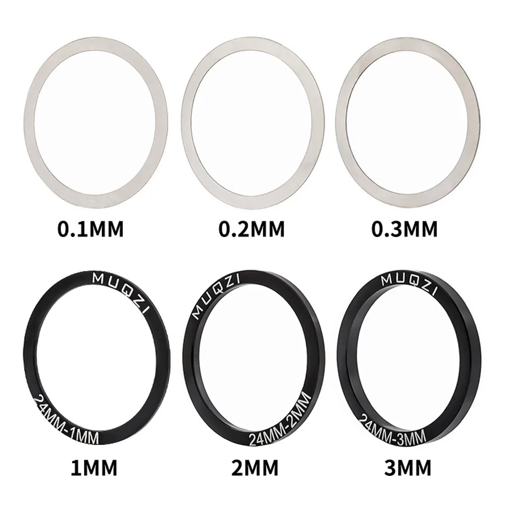 

Bike Gasket Bottom Bracket Washer 30mm Bicycle Crankset Shim Stainless Steel Washer 24mm For BB86/91/92/BB30/PF30 2022 New