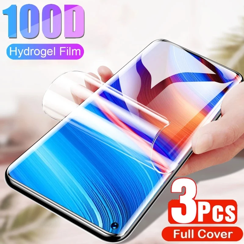 

3PCS Full Cover Hydrogel Film For OPPO A94 A12 A15 A54 A31 A32 A33 A57 A56 A53 Screen Protector For OPPO A74 A91 A92 A93 A72 A76