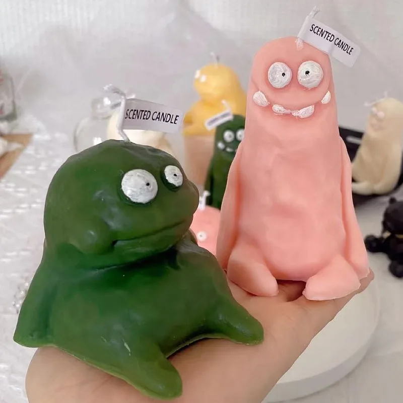 

Dirt Man Candle 3D Funny Cartoon Shape Scented Candle Handmade Cute Aroma Decoration Aromatherapy Candle Holiday Gift Home Decor