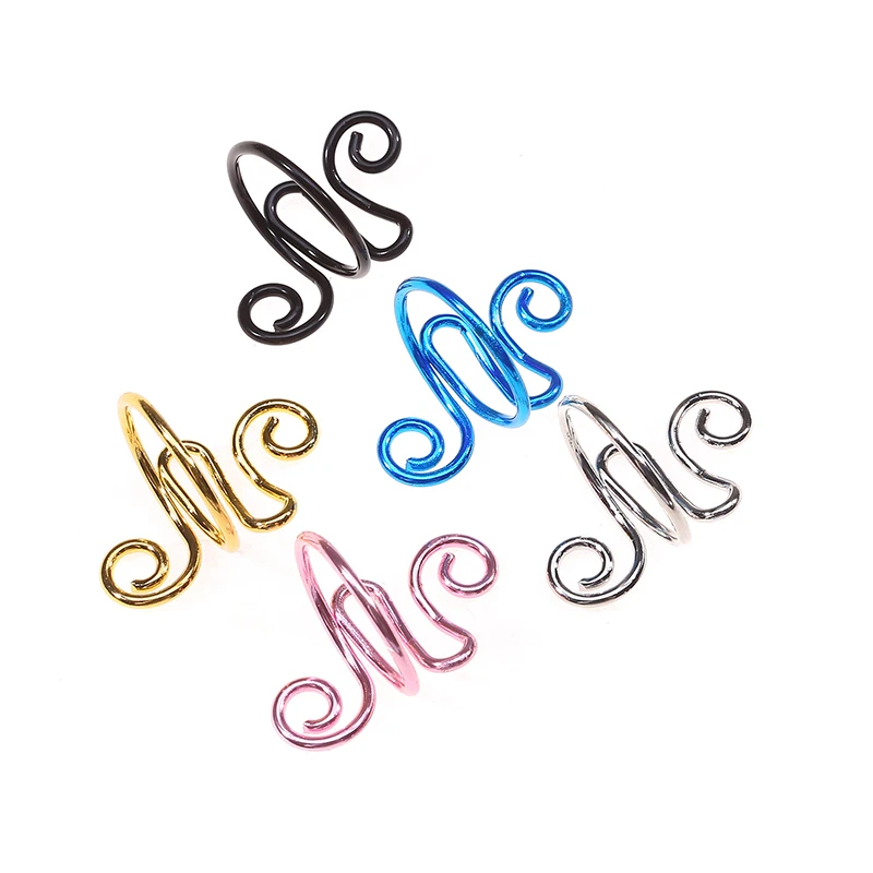 5 шт. вязанное крючком Натяжное кольцо для пальцев левое и правое контроля