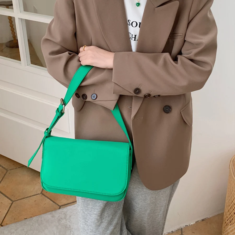 

Fashion Commuter Women's Bag Nylon Shoulder Bags Hasp Female Purses and Handbags Ladies Daily Shopper Underarm Bag Bolso Mujer