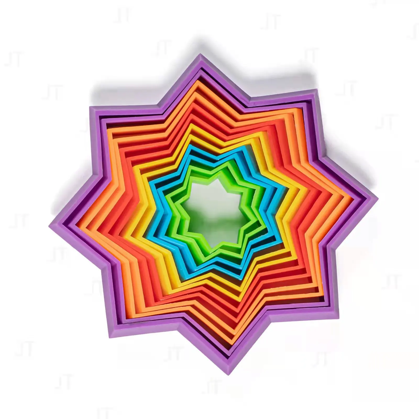 

Novelty Cats Toys Magic Transforming Octagon Star Spiral Toys For Pets Cat Children，Interactive Game Toys Cat Accessories