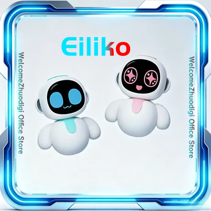 Фото Умный робот Eiliko Mini Eilik с ИИ-чатом, эмоциональным взаимодействием, портативный компаньон, длительное время работы от батареи, подарок для детей и пар №1