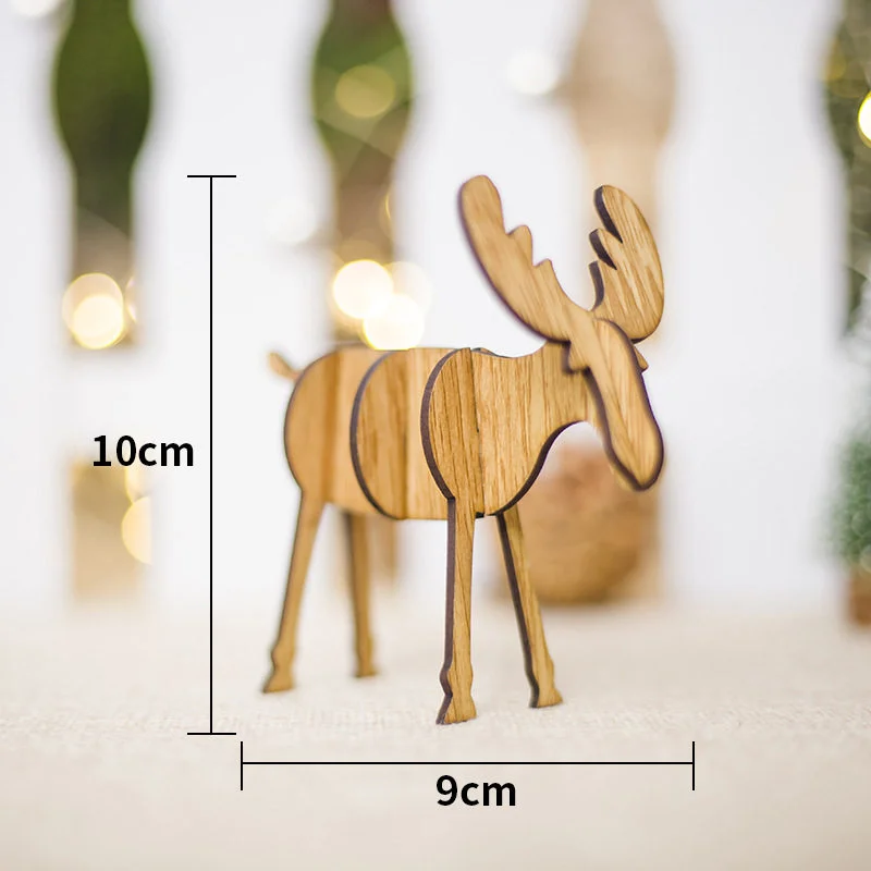 

Деревянные фигурки оленей