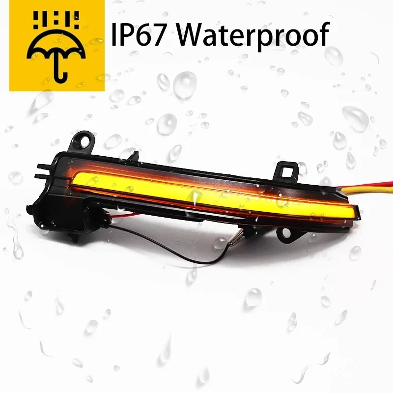 Динамические светодиодные указатели поворота зеркальный индикатор мигающий