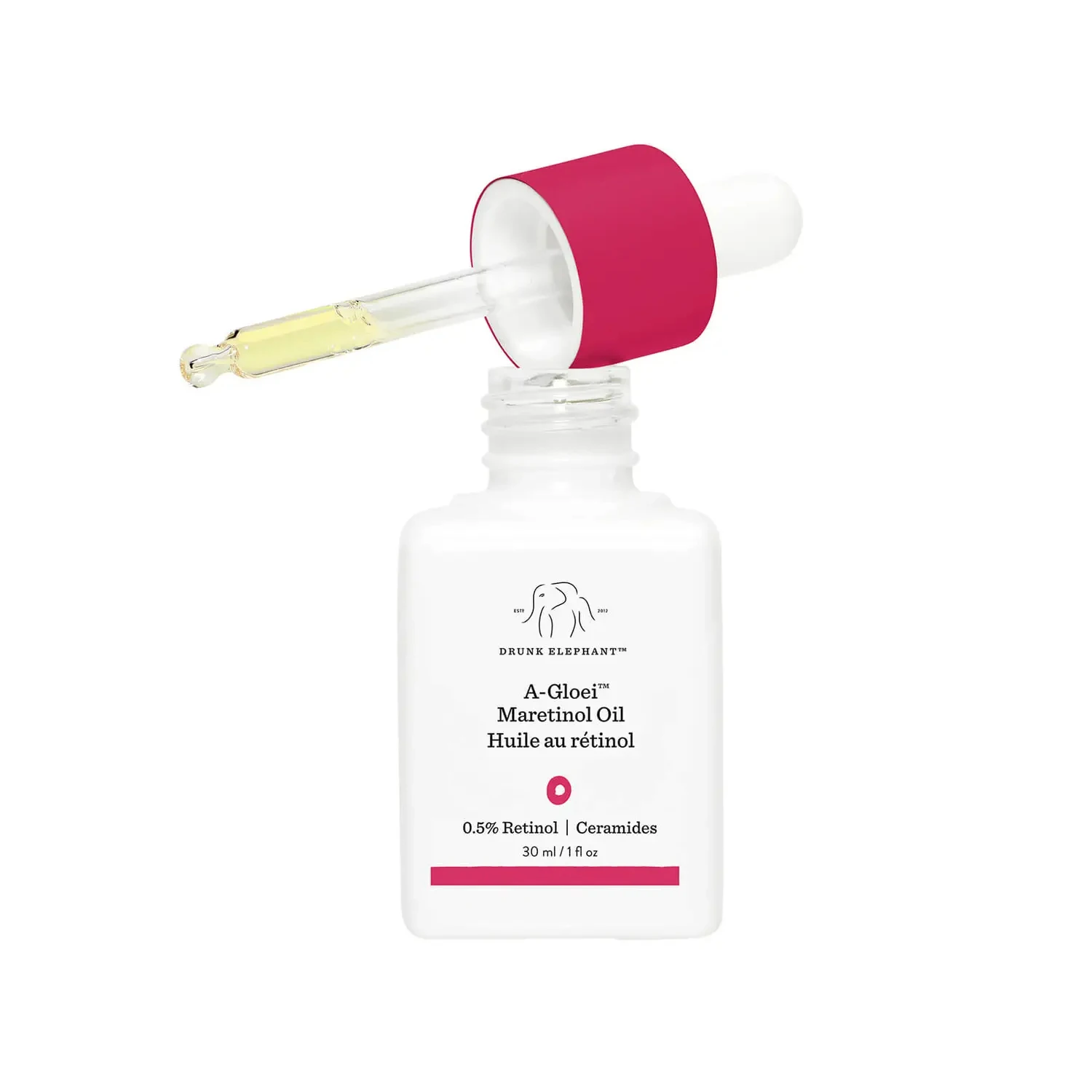 

Drunk Elephant A Gloei Maretinol Oil Or Virgin Marula Luxury Facial Oil Moisturizes Nourishes Serum Anti-wrinkle Serum 30ml