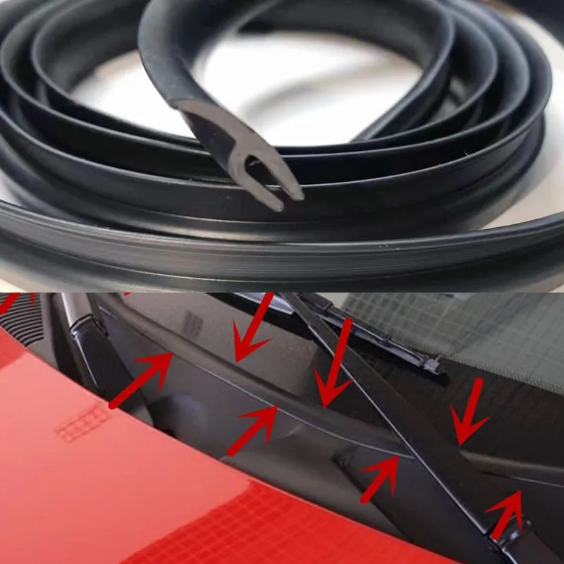 

1.7m Car Wiper Front Windshield Panel Moulding Seal Strip for Nissan Infiniti Acura RLX Honda CRV Lexus Toyota Camry Corolla RAV