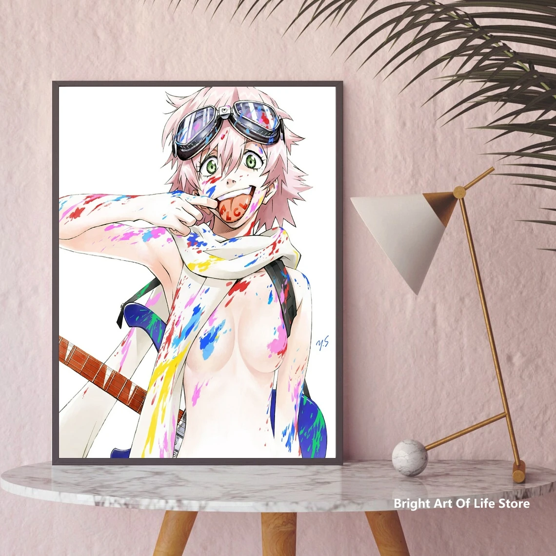 

Постер FLCL из японского аниме, арт-Обложка для ТВ-сериала, постер из фильма, настенная живопись, домашний декор (без рамки)