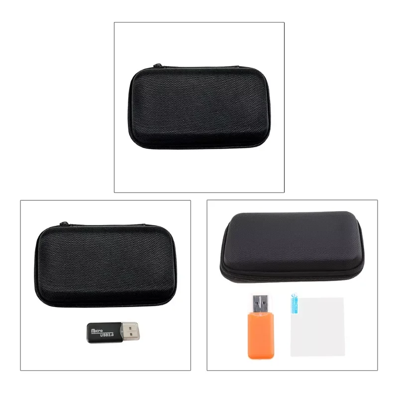 

Retro Game Console Protection Bag Dust-proof Storage Handbag Carrying Case Box for RG351v Game Host Card Reader