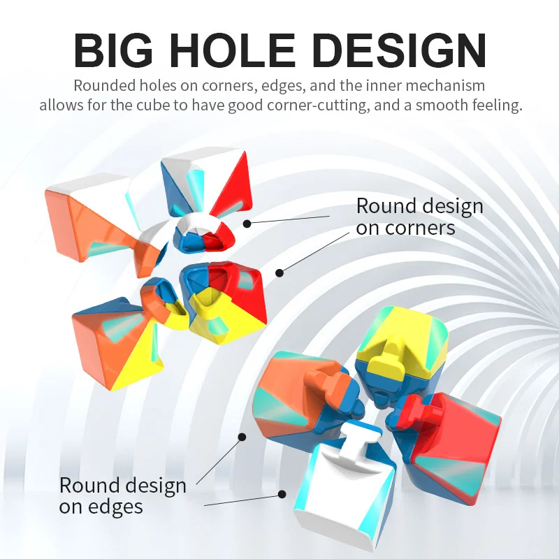 MOYU Meilong 3C 3x3 Speed Magic Cube Профессиональная Игрушка-головоломка Из Углеродного