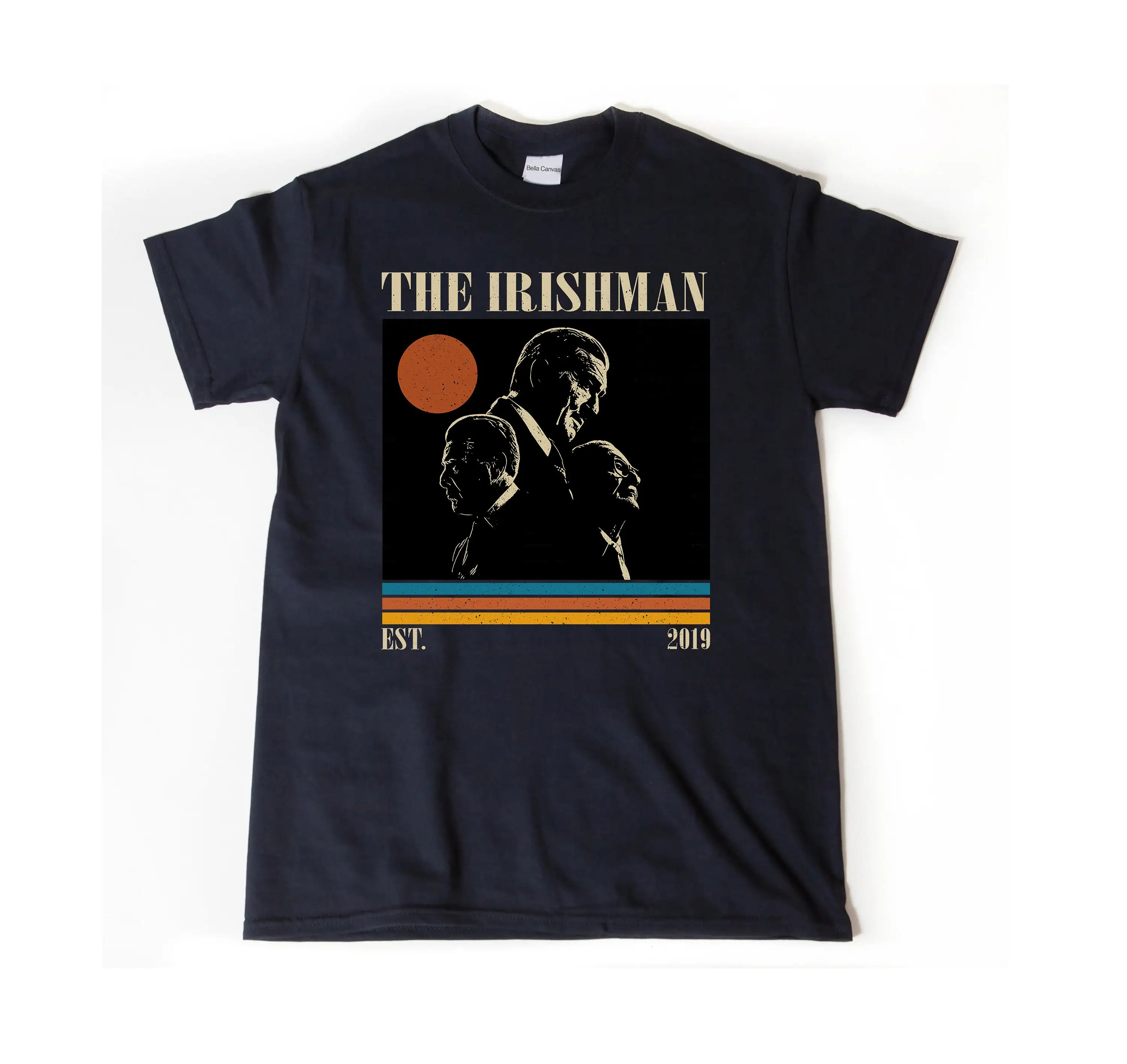 Футболка с изображением иришмана из фильма Винтаж миди века для него