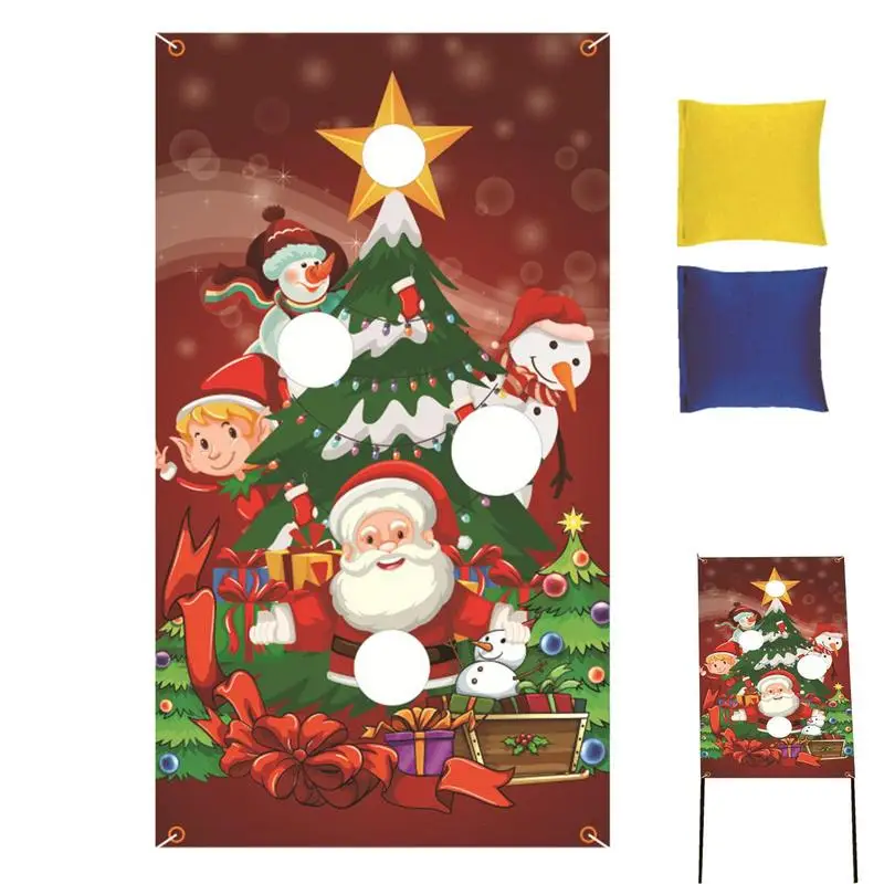 

Toss Game Banner Tossing Games With 2 Sand Bags Party Games Banner Christmas Party Favors For Birthday Party Decoration Indoor