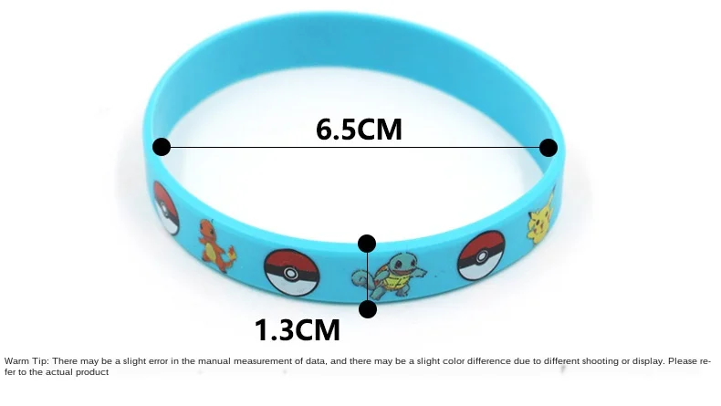 Фото Силиконовый Карманный браслет Pokemon Elf Pikachu, детский мультяшный браслет, детский браслет, браслет с милым принтом, ювелирные украшения для вечерние №3
