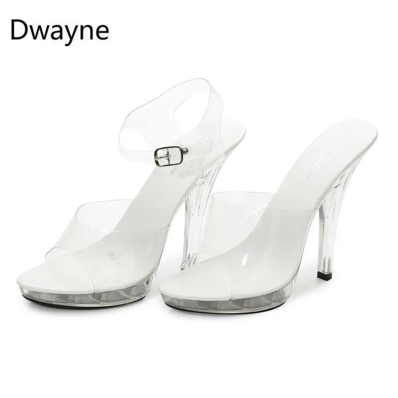 Женские шлепанцы со стразами летние водонепроницаемые на нескользящей толстой