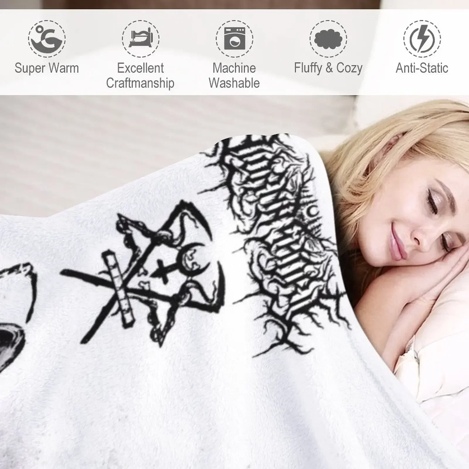 Одеяло Grunge BNW Lorna Shore среда мягкие одеяла