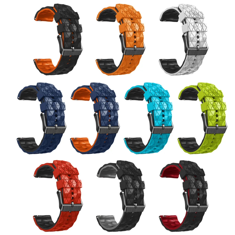 Ремешок силиконовый для смарт-часов Amazfit Cheetah Pro/Cheetah (круглый) 22 мм