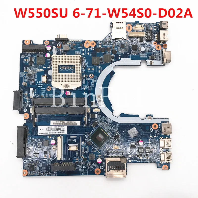 Высококачественная материнская плата для ноутбука W550SU 6-77-W550SU10-D02A-1 6-71-W54S0-D02A HM86 DDR3