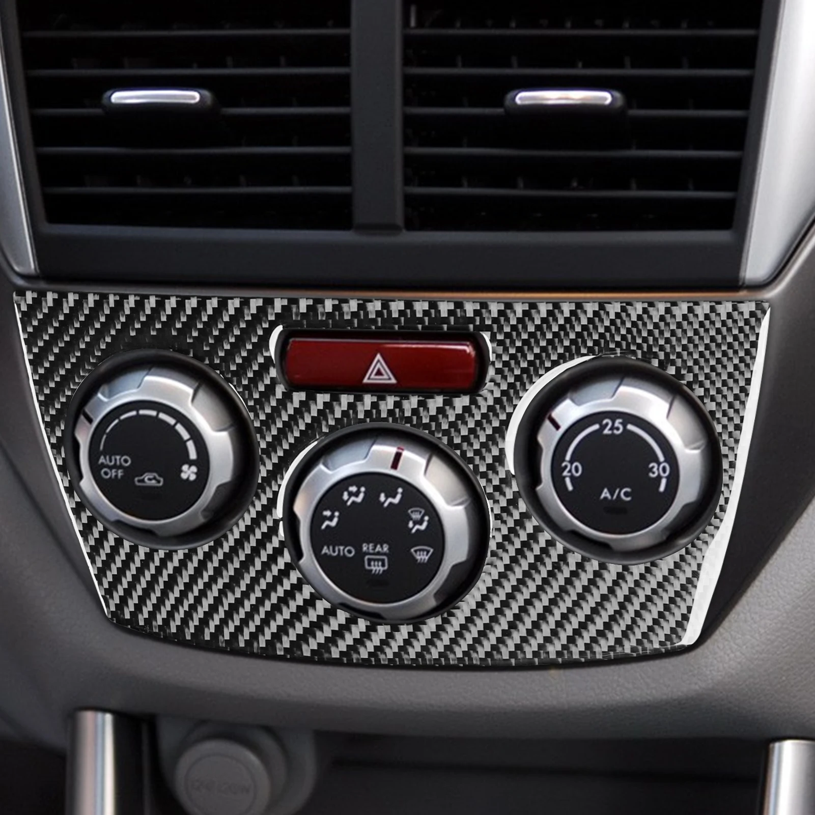 Для Subaru Forester 2009-2012 углеродное волокно приборная панель центральная консоль