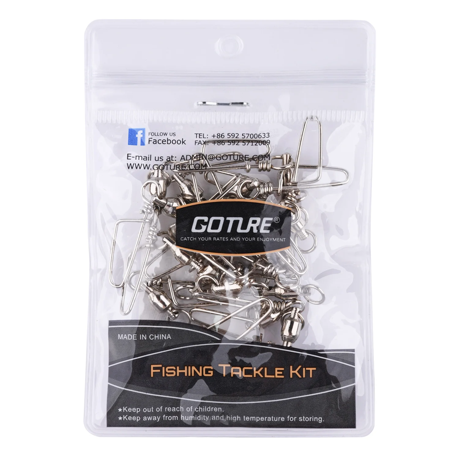 Goture 50100 шт. 0 # -8 #   Поворотный вертлюг с шарикоподшипником для рыболовных крючков, приманок, карповой ловли, соединительный карабин, рыболовные аксессуары (art.: 3920d9f0ecf4e) - 3920d9f0ecf4e