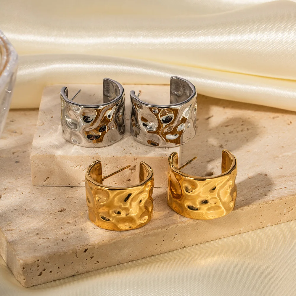 Yori высококачественные серьги-обнимашки из нержавеющей стали с металлической