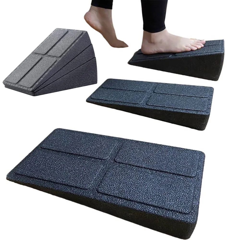 Yoga Wedge Stretch Slant Boards Adjustable Tilt Slanting Board Yoga Block Improve Lower Leg Strength for Exercise Gym Fitness