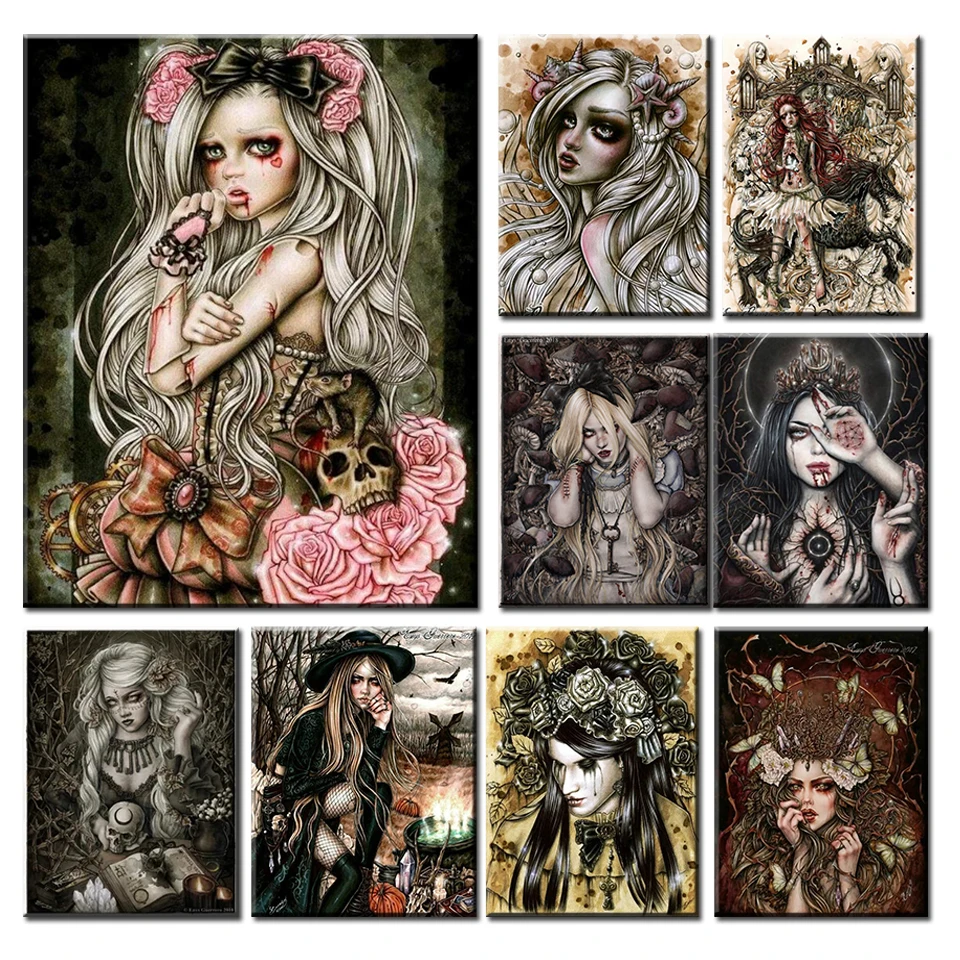 

Бриллиантовый пазл в виде кошки, 5d