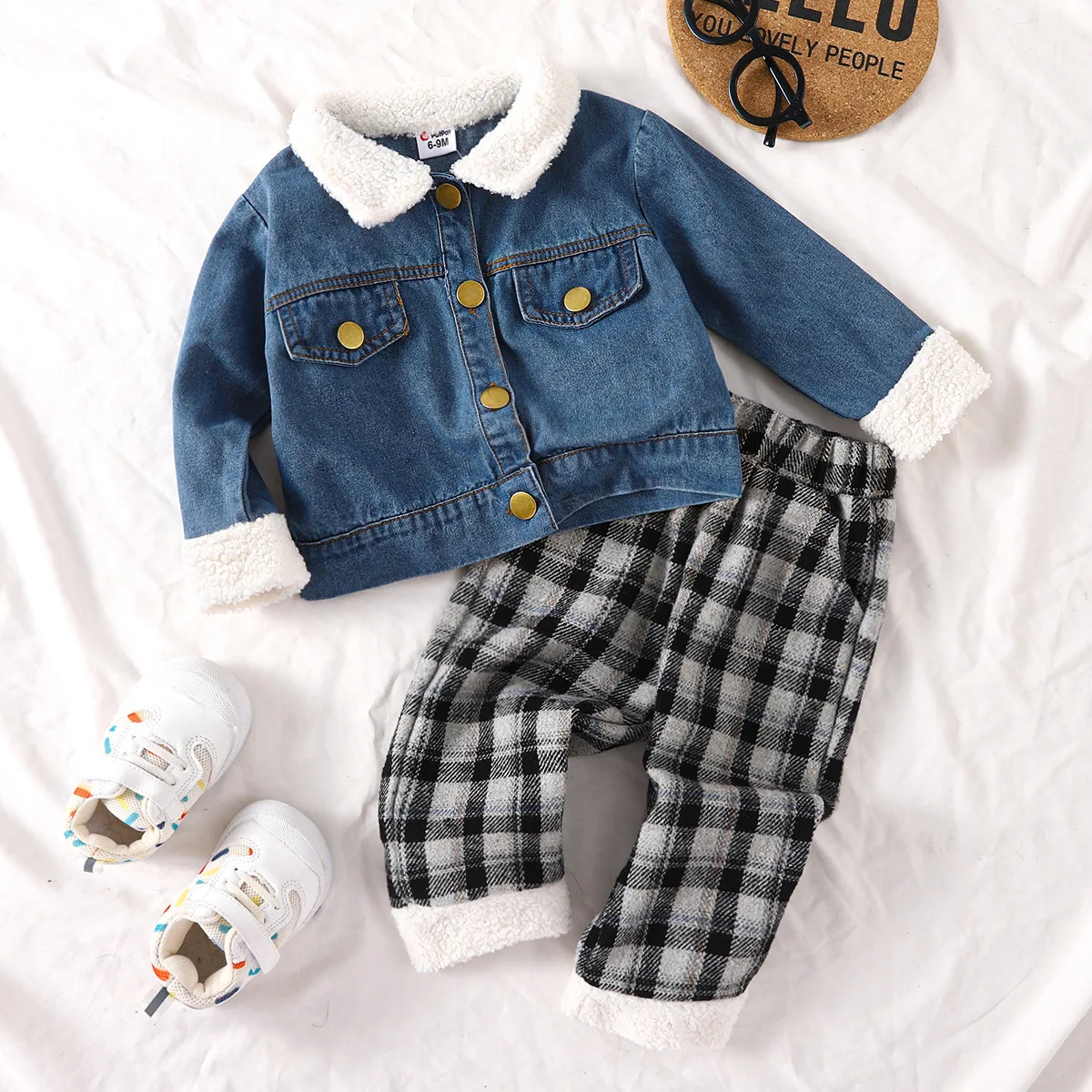 

Boys Clothes Sets Spring Autumn 2023 Children Denim Jackets Coats Pants 2pcs Tracksuits For Baby Thick Suit 2 Years Kids Outfits