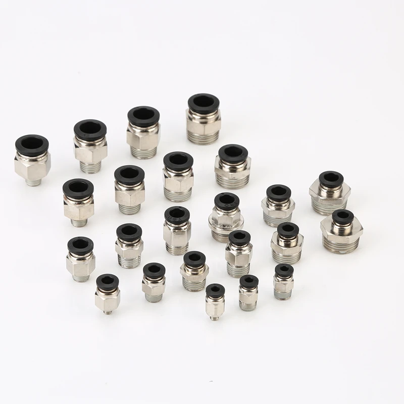 Parts Straight Push In Pneumatic Fitting 1/2