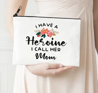 custom bag vintage mom makeup bag mama gift cosmetic organizer fashion 2021 zipper makeup storage organizer letter