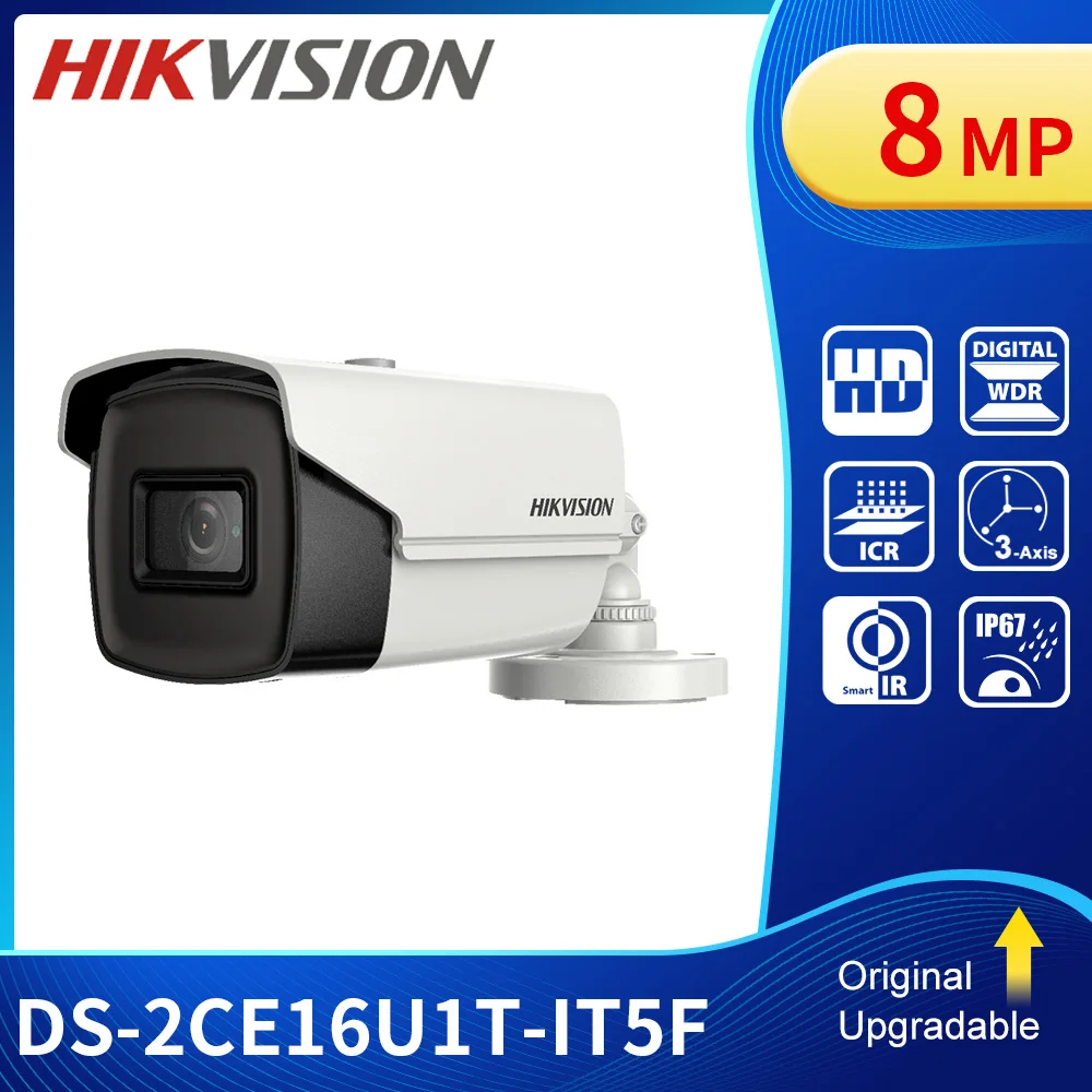 

Hikvision DS-2CE16U1T-IT5F 8MP Bullet CCTV Camera Turbo HD Camera Analog