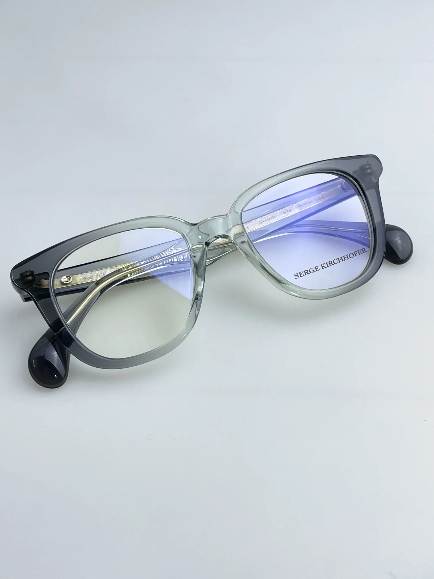 Swiss Serge Kirchhofe*r Belight Optical  Acetate Design Prescription Vintage Retro Eyeglasses Spectacle Frame Eyewear SK1006
