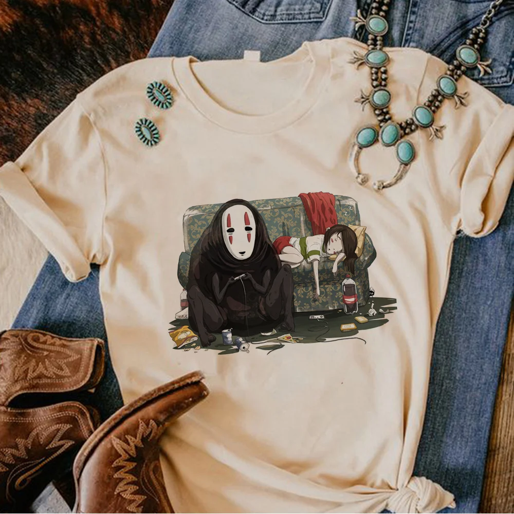 

Kaonashi top women summer t-shirts female 2000s Japanese funny clothes