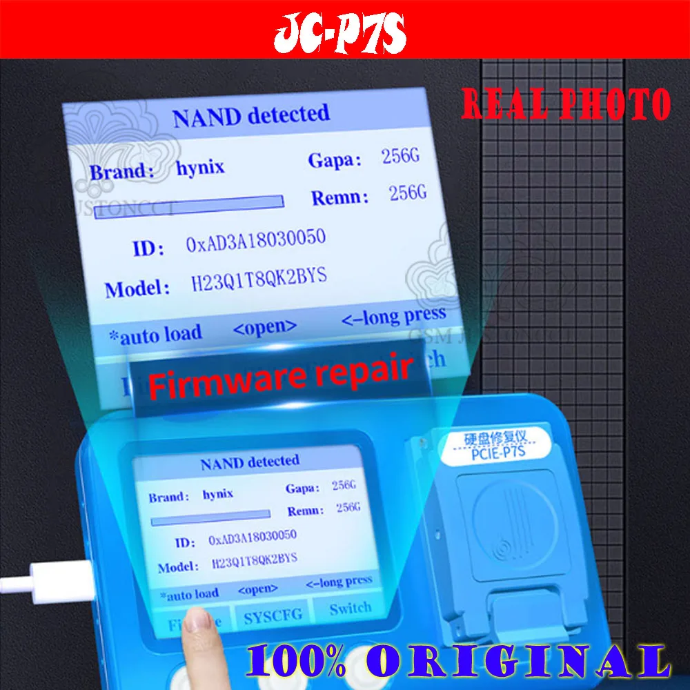 JCID JC P7S BGA70 инструмент для ремонта NAND программатор iPhone 5SE 6G 6p 7G 7P iPad 56 7 Pro прошивка