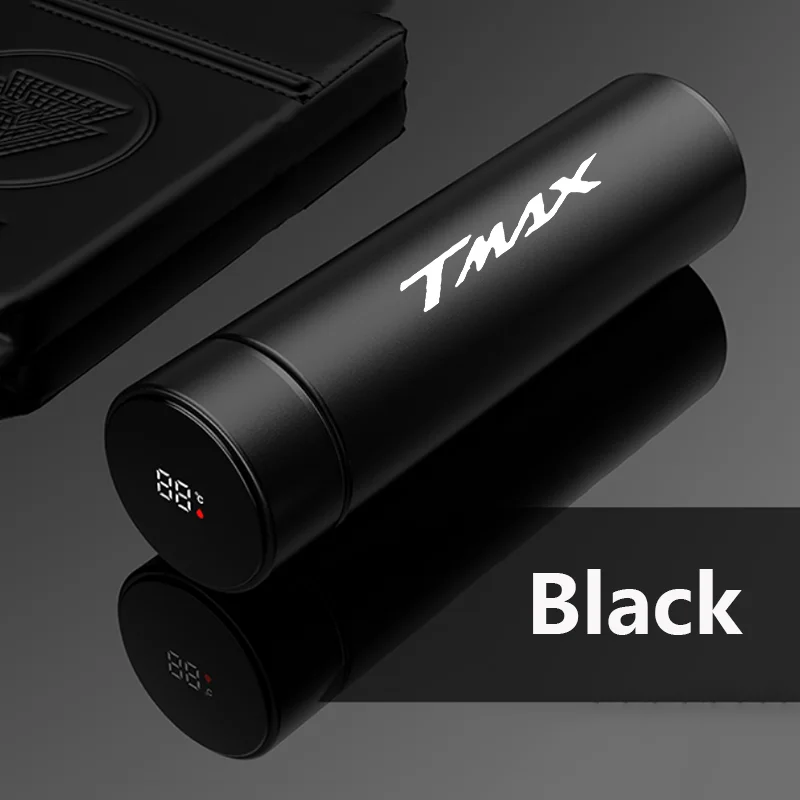 

For Yamaha T MAX 530 Tmax 500 500ml Intelligent Car Thermos Cup Tea Coffee Vacuum Flask Temperature Display Smart Water Bottle
