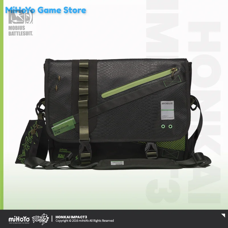 [Подлинный] официальная сумка MiHoYo Honkai Impact 3 Mobius Satchel Doujin Infinite Ouroboros тема унисекс на