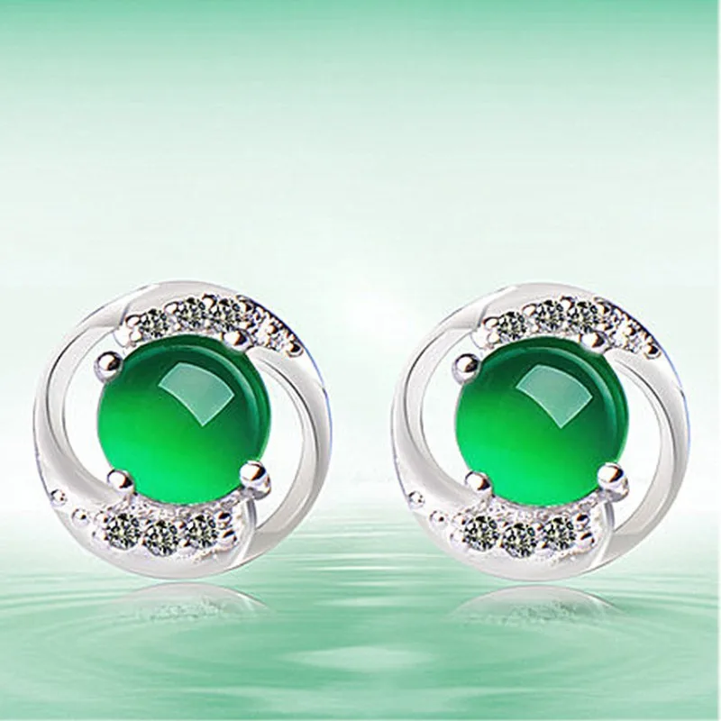 

Женская и милая ретро-яшма из серебра 925 пробы