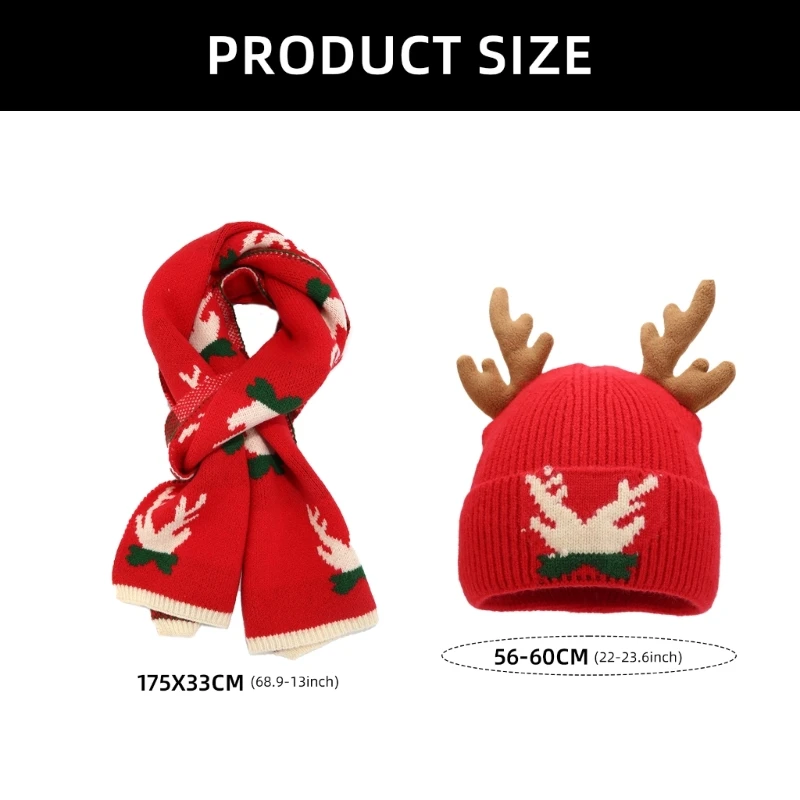 SZL для всех возрастов рождественская тема вязаный крючком шляпа Санты перчатки