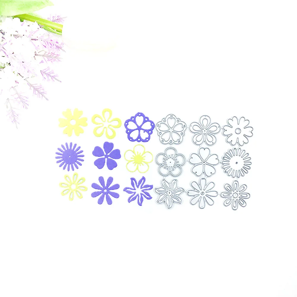 

Julyarts 9pcs Flower New Cutting Dies Mold For Diy Scrapbooking Emboss Paper Card Making Die Mould Stencil