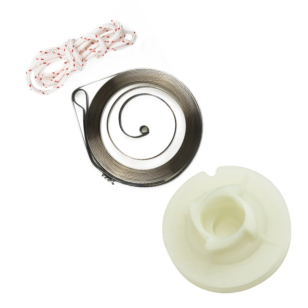 

Starter Pulley Spring Kit For Zenoah G2500 And Chinese 2500 25cc 2-Stroke Chainsaw Easy Starter Recoil Spring Pulley Rope Repair
