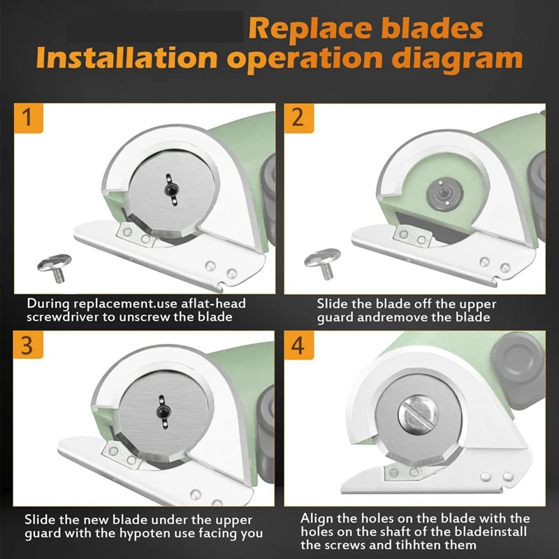 Сменные лезвия GTBL WA2300 совместимые с Zipsnip Аккумуляторные ножницы подходят для RC2601