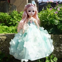 26 movable joint simulation collectors edition doll 32cm bjd doll girl toy princess dress up dress set childrens birthday gift