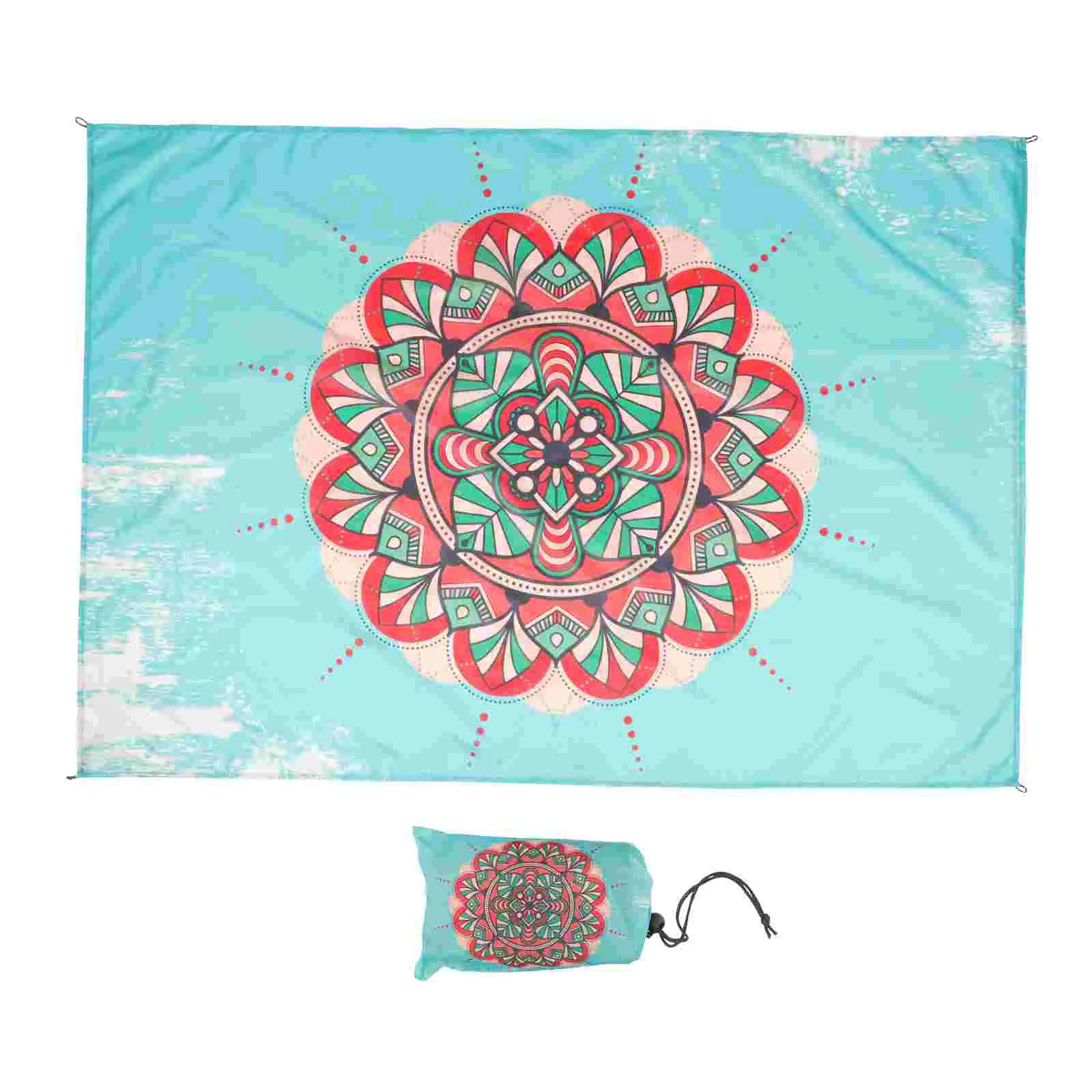 

Beach Blanket Mat Picnic Sand Free Outdoor Foldable Proof Camping Drying Quick Compact Large Blankets Waterproof Pocket Portable