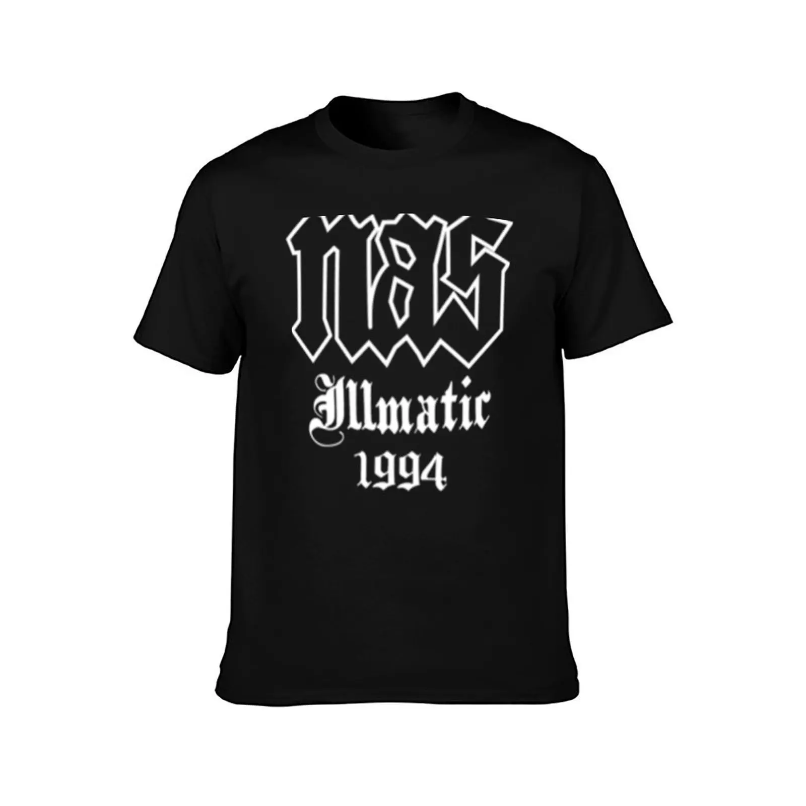 Фото Футболка NAS ILLMATIC 1994 [ВИНТАЖНЫЙ ДИЗАЙН В СТИЛЕ ХИП-ХОП] Базовая однотонная футболка на все сезоны №2