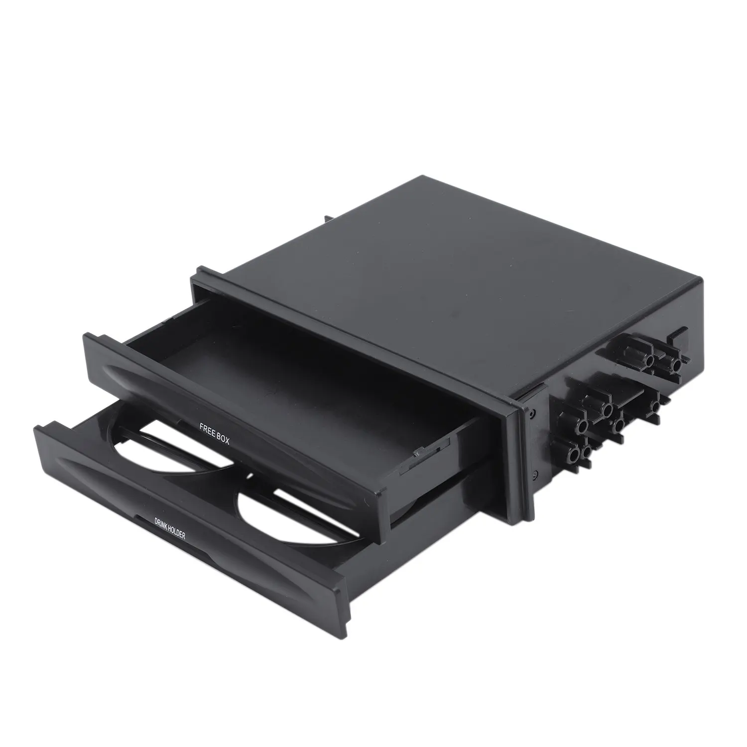 Универсальная отделка приборной панели автомобиля двойной Din-радио карманный