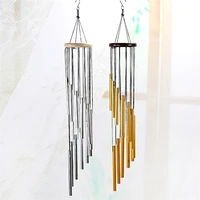 outdoor metal wind chimes yard gardenbell wind chime window bells wall hanging decorations home decor wooden wind bell