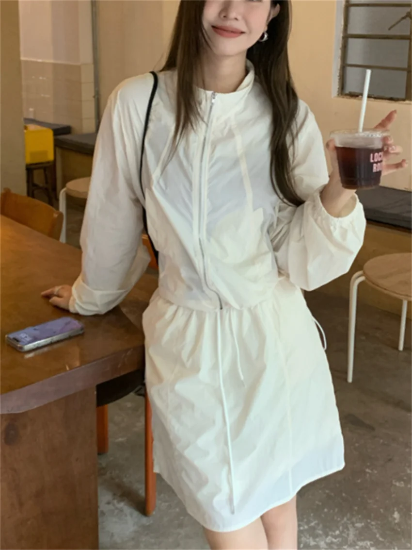 Женские дорожные повседневные Костюмы PLAMTEE 2024 Модные свободные солнцезащитные