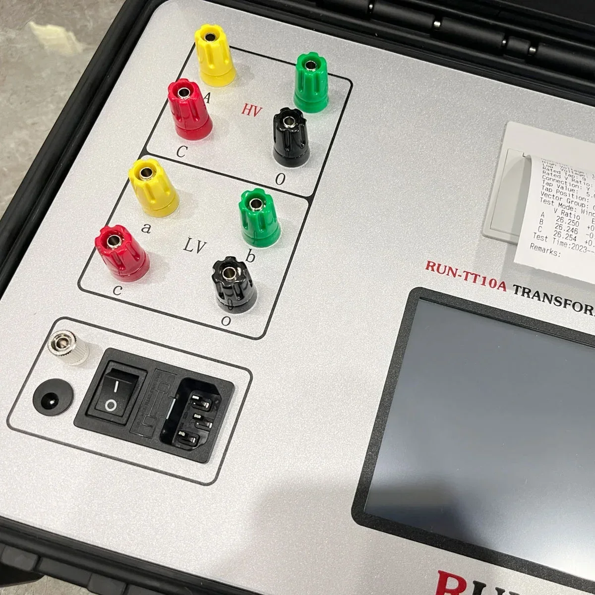 Портативный настоящий 3-фазный измеритель TTR трехфазный цифровой тестер