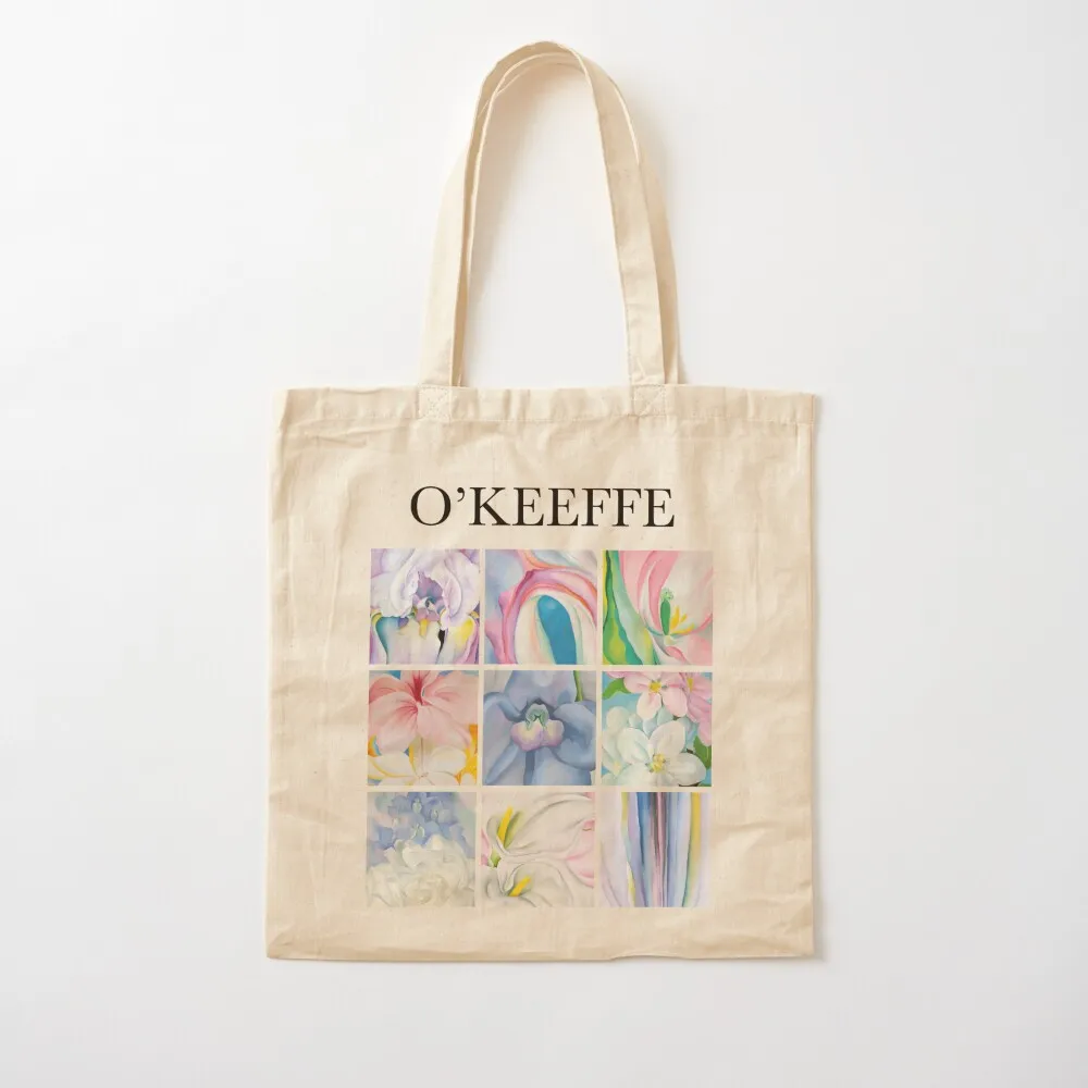 Сумка-тоут с коллажем O'Keeffe Женская Холщовая