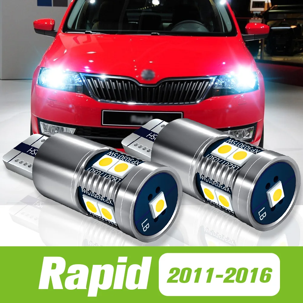 

2pcs For Skoda Rapid 2011-2016 LED Parking Light Clearance Lamp 2012 2013 2014 2015 Accessories
